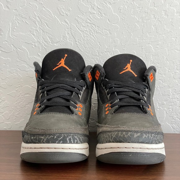 Jordan 5 Retro FEAR PACK Youth size 7 Elephant Print Dark Grey Nubuck Basketball - Picture 9 of 11